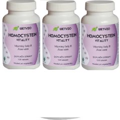 HCY Vitality Homocystein s Aloe vera 360 tbl. - preventivní