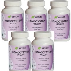 HCY Vitality Homocystein s Aloe vera 600 tbl. - preventivní