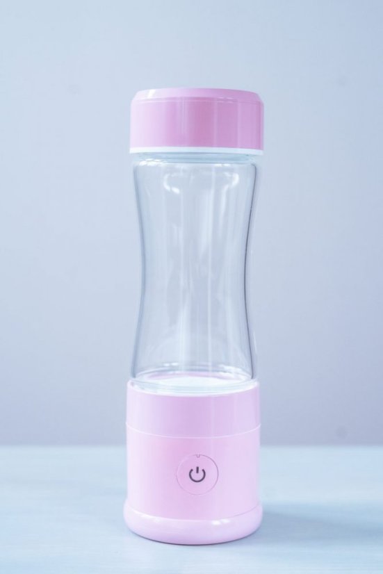 Generátor molekulárního vodíku LAZENA HB-P-H04M - růžová, Ionizační láhev 250 ml  (lze dokoupit láhev 300 i 400 ml samostatně)