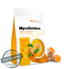 MycoMedica MycoGolden VEGAN - 2868 mg Curcumin, 1000 mg Reishi + Ashwagandha + coconut milk + black pepper extract + - 20 servings (200 ml each)