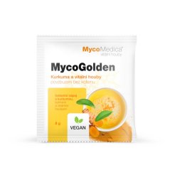 MycoMedica MycoGolden VEGAN - 2868 mg Curcumin, 1000 mg Reishi + Ashwagandha + coconut milk + black pepper extract + - 20 servings (200 ml each)