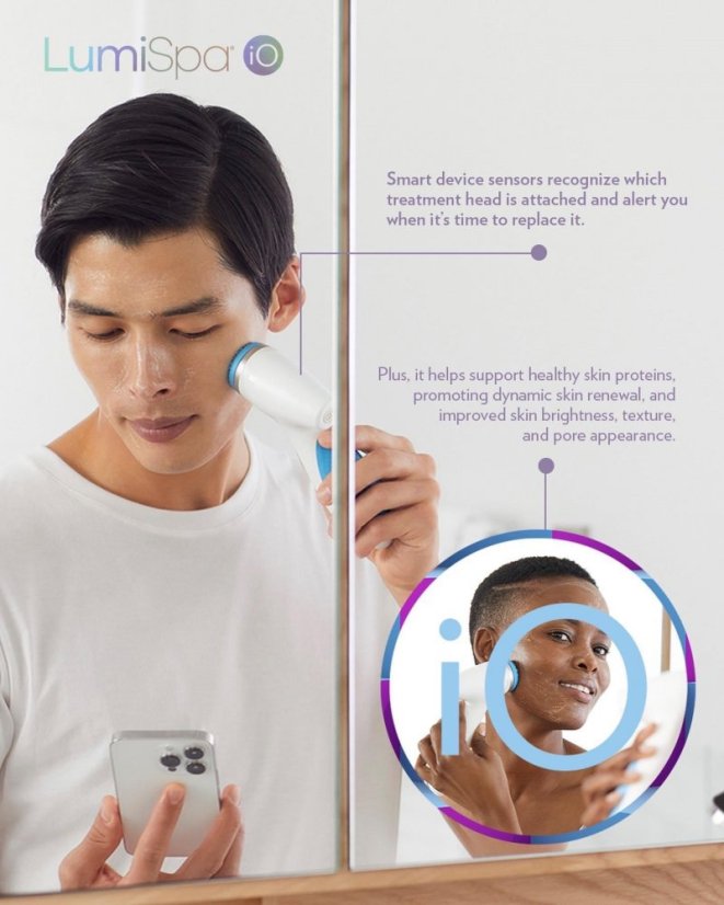 Nu Skin ageLOC Lumispa iO s nástavcem Accent na oční okolí – pro normální a smíšenou pleť