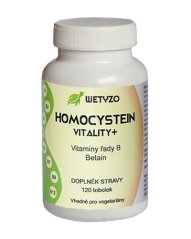HCY Vitality Homocystein Vitality+ (snižovací) s Betainem - 120 tobolek