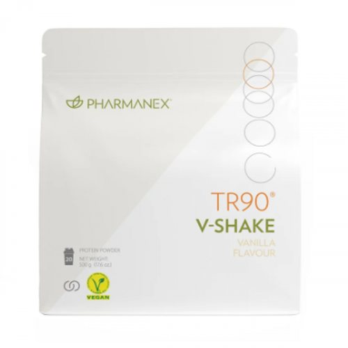 TR90 V-Shake – veganský proteinový koktejl s příchutí VANILKA - exp.12/2022