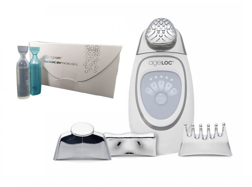 Galvanická žehlička ageLOC  Edition Nu Skin Galvanic Spa System II + gely 1 ks
