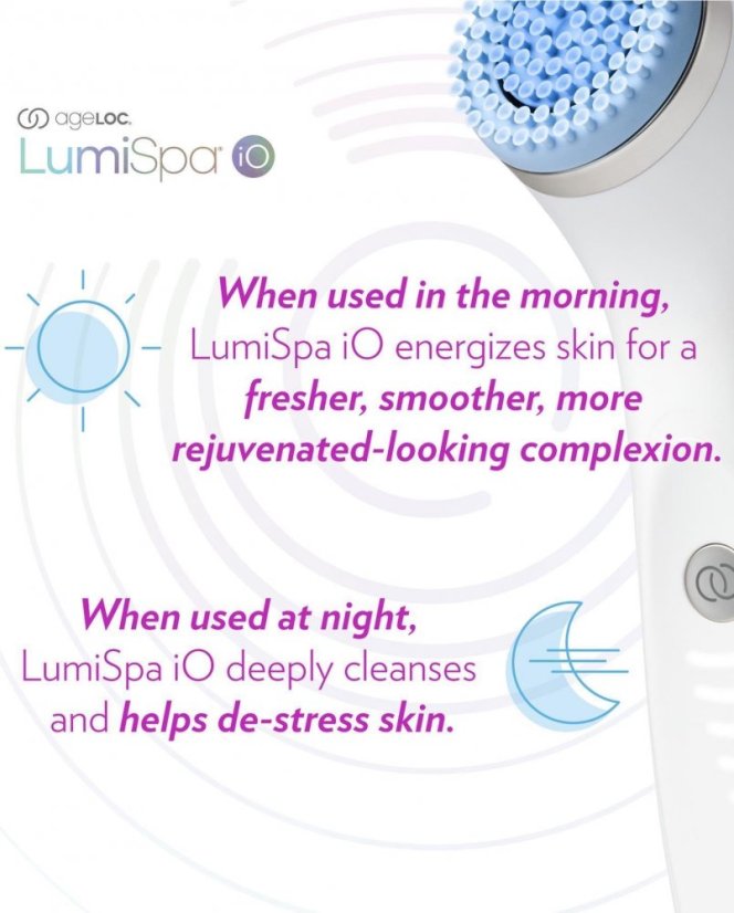 Nu Skin ageLOC Lumispa iO s nástavcem Accent na oční okolí – pro normální a smíšenou pleť