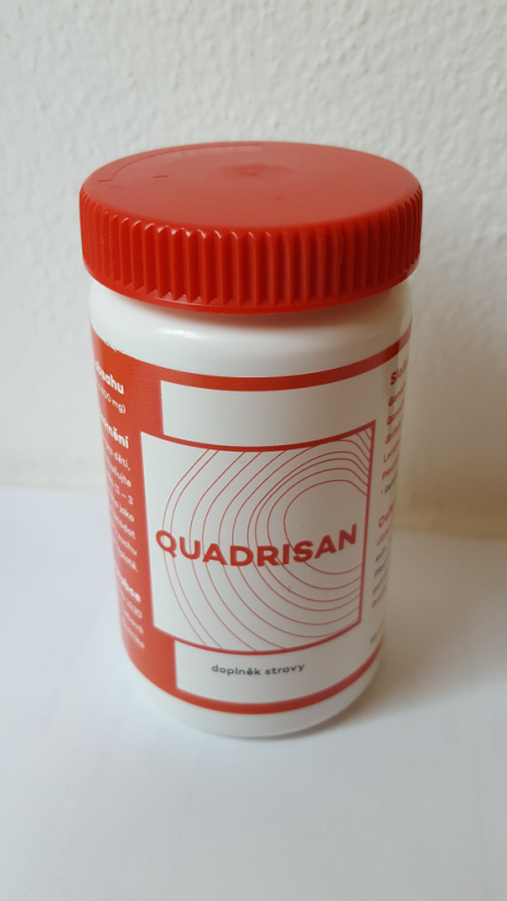 Quadrisan - 90 tbl. - Reishi 100 mg, Reishi extrakt 50 mg, Maitake 50 mg, Shiitake 50 mg, Hlíva 50 mg