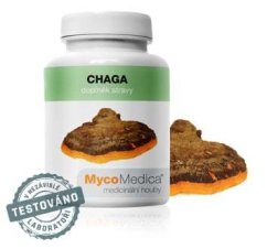 Chaga (čaga, rezavec šikmý) v optimální koncentraci | MycoMedica 90 kapslí