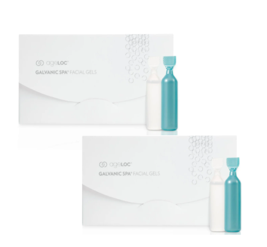 ageLOC Galvanic Spa Facial Gels pro anti-ageing zařízení - 2 Boxy