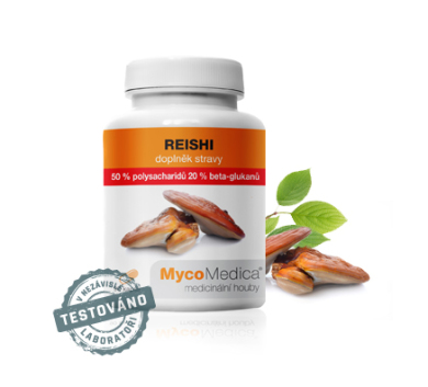 Reishi 50 % vysoká koncentrace polysacharidů | MycoMedica