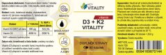 HCY Vitality D3 + K2  -90 tbl.