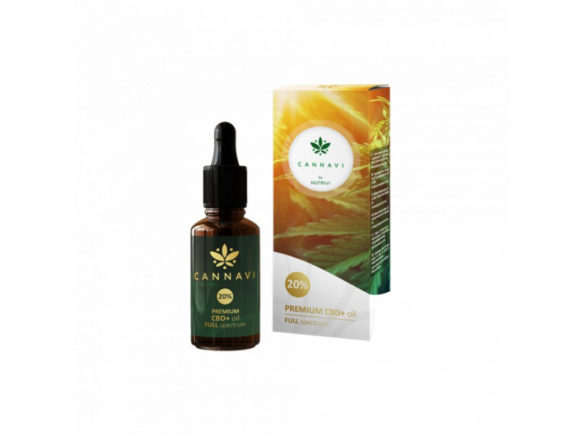 Cannavi by Nutrivi CBD+ Oil Full Spectrum 20% - 10 ml