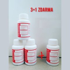 Quadrisan - 3 + 1 zdarma, vitální houby,  Reishi 100 mg, Reishi extrakt 50 mg, Maitake 50 mg, Shiitake 50 mg, Hlíva 50 mg