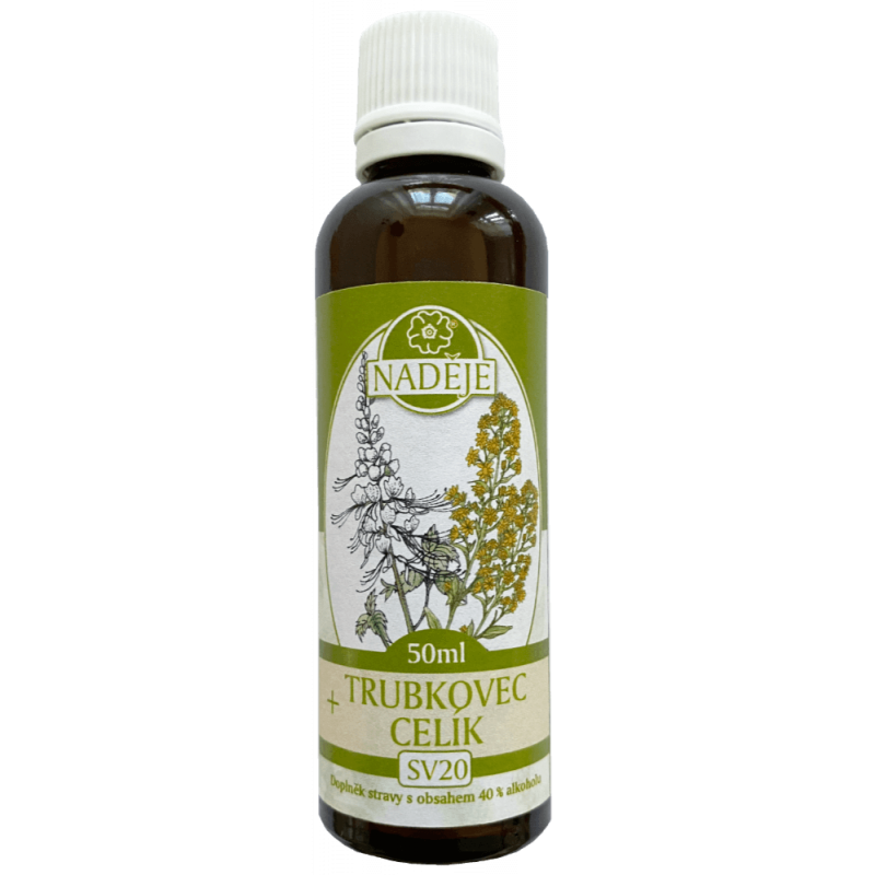 Trubkovec + celík SV20 tinktura Naděje - 50 ml