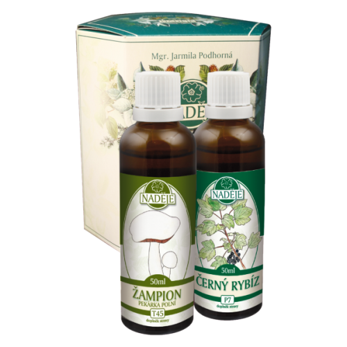 Kúra K49 - balíček pro pylové alergiky tinktury Naděje 100 ml