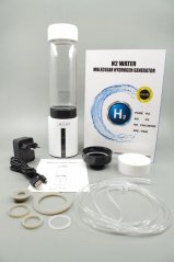 Generátor molekulárního vodíku Lazena HB-H05M, Ionizační láhev s možností inhalace vodíku - obsah h 400 ml